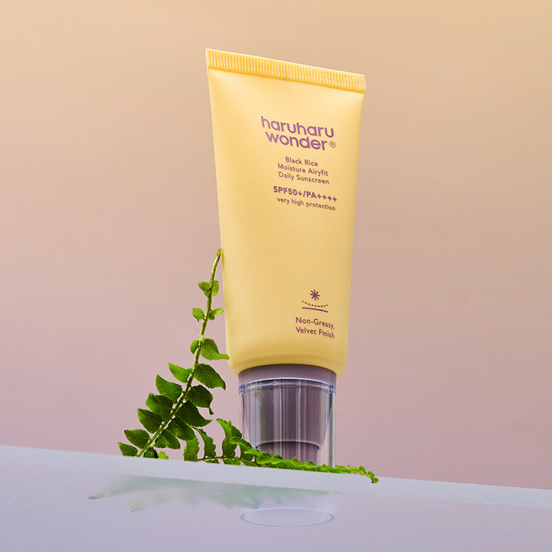 Haruharu Wonder Black Rice Moisture Airyfit Daily Sunscreen SPF50+ PA++++ – Black Rice Airyfit sunscreen SPF50+ PA++++ 50 ml