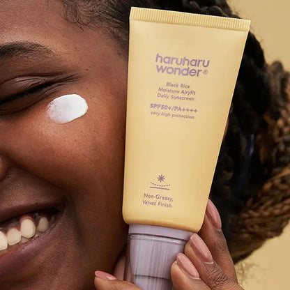 Haruharu Wonder Black Rice Moisture Airyfit Daily Sunscreen SPF50+ PA++++ – Black Rice Airyfit sunscreen SPF50+ PA++++ 50 ml
