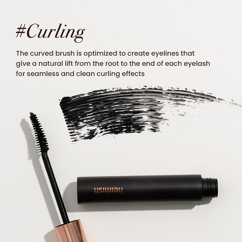 Heimish Dailism Smudge Stop Mascara Curling Black – Black Curling mascara 9 g