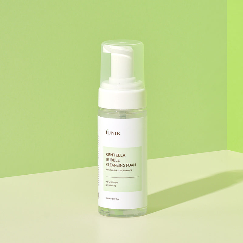 iUNIK Centella Bubble Cleansing Foam – Espuma limpiadora Centella Bubble 150 ml
