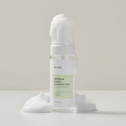 iUNIK Centella Bubble Cleansing Foam – Espuma limpiadora Centella Bubble 150 ml