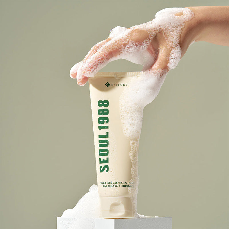 KSECRET SEOUL 1988 Cleansing Foam : Pine Cica 1% + Probiotics – Mousse nettoyante Pine Cica 150ml