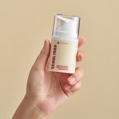 KSECRET SEOUL 1988 Cream : Retinal Liposome 1% + Fermented Rice – Crema nocturna con retinal y arroz fermentado 50ml