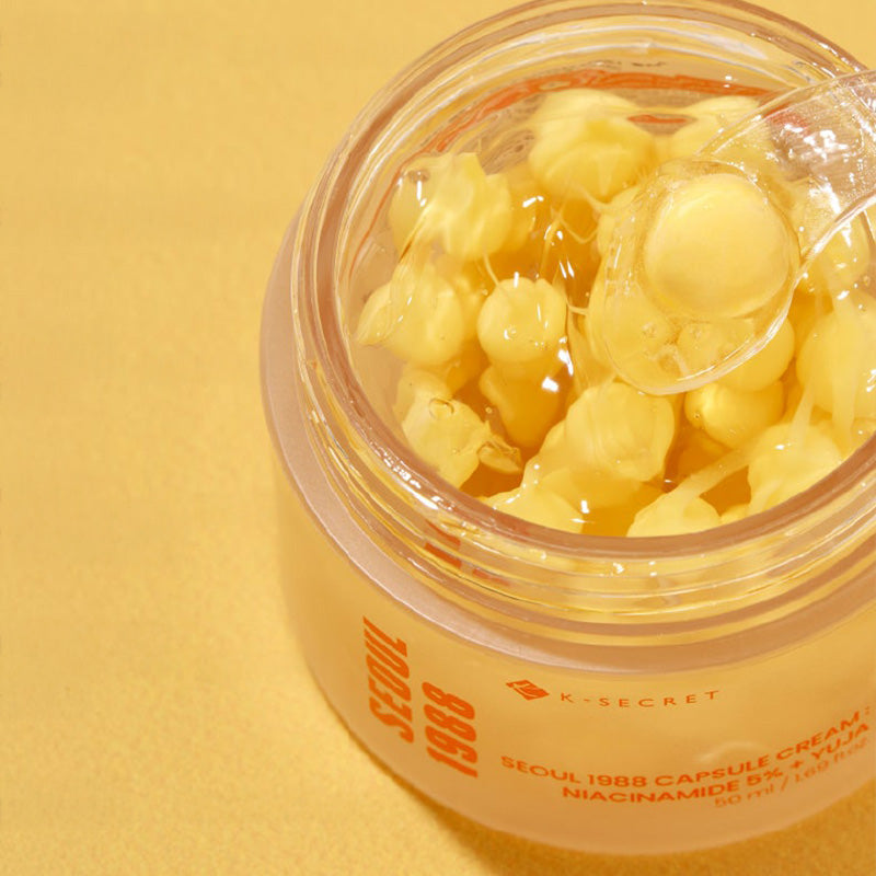 KSECRET SEOUL 1988 Capsule Cream: Niacinamide 5% + Yuja – Niacinamide and yuja radiance cream 50 ml
