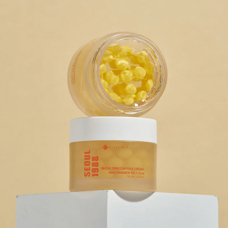 KSECRET SEOUL 1988 Capsule Cream: Niacinamide 5% + Yuja – Niacinamide and yuja radiance cream 50 ml