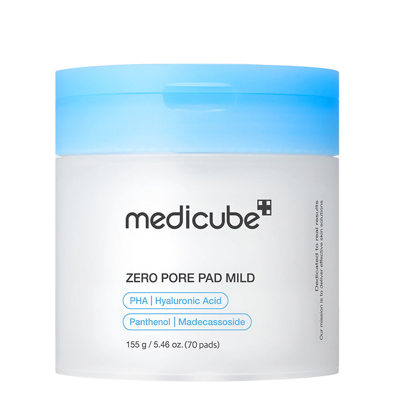 Medicube Zero Pore Pad Mild – Pads visage PHA et madecassoside 155 g (70 pads)
