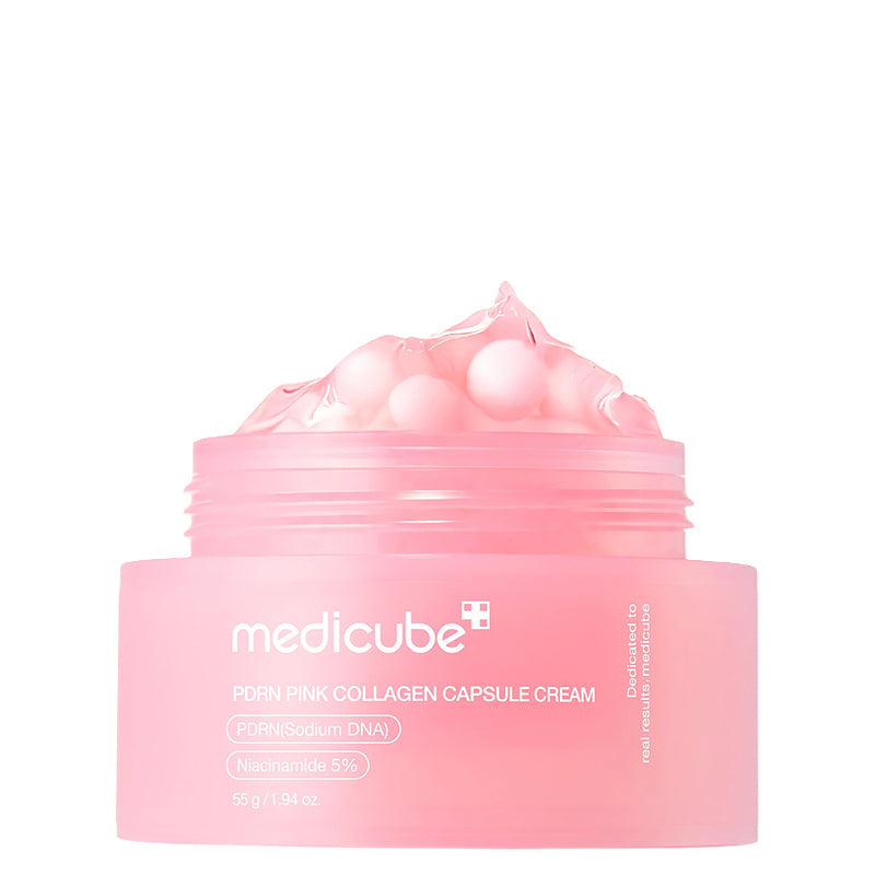 Medicube PDRN Pink Collagen Capsule Cream, 55 g — product presentation