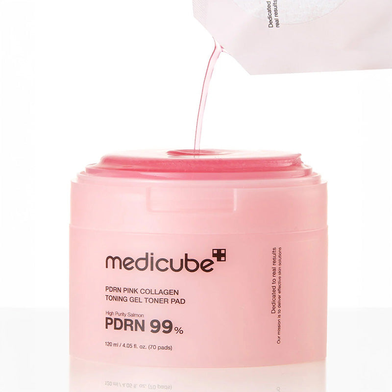 Medicube PDRN Pink Collagen Toning Gel Toner Pad, 70 pads — image 3