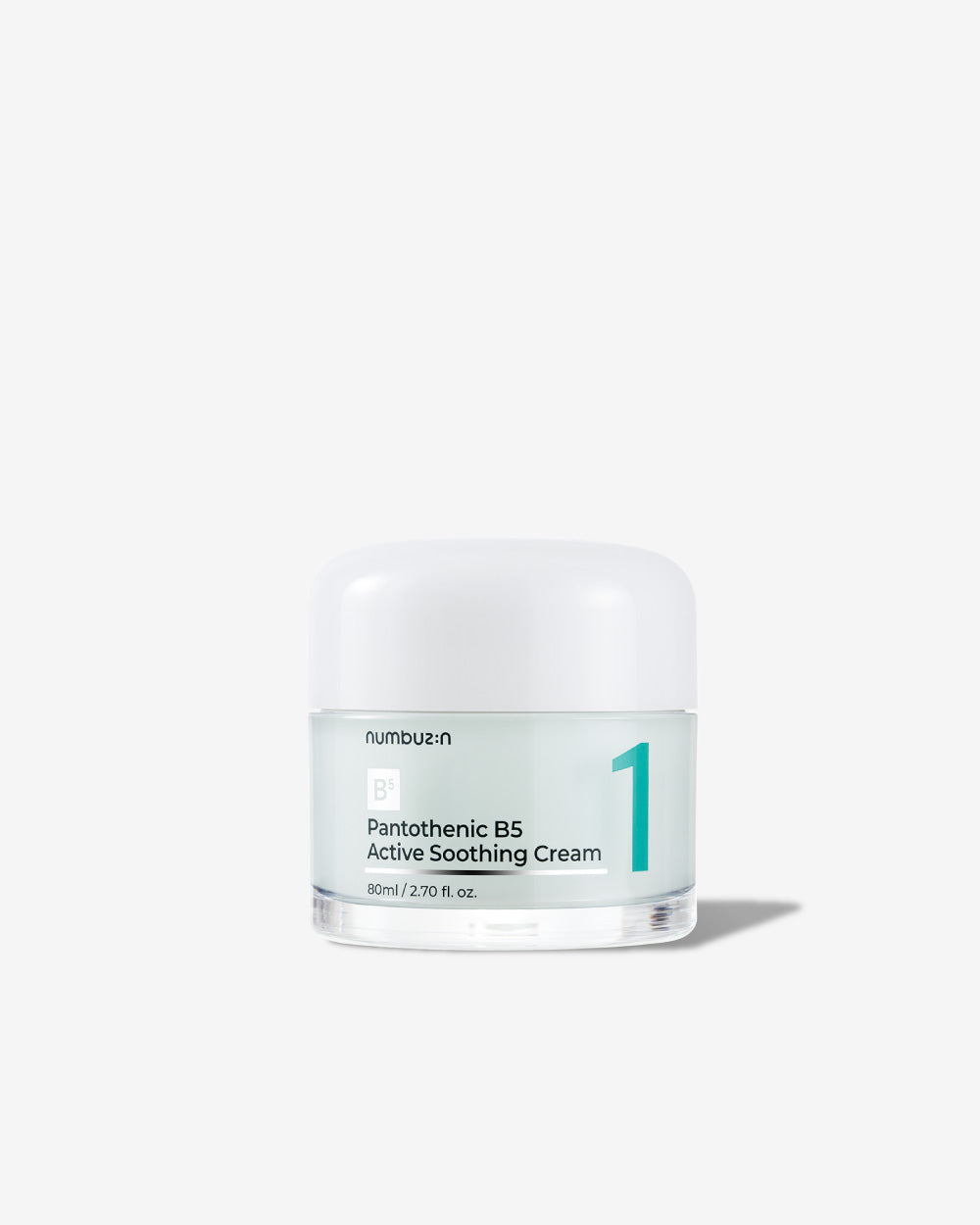 Numbuzin No.1 Pantothenic B5 Active Soothing Cream – B5 facial cream 80 ml