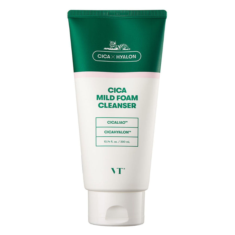 VT Cosmetics Cica Mild Foam Cleanser – Mousse nettoyante à la centella 300 ml