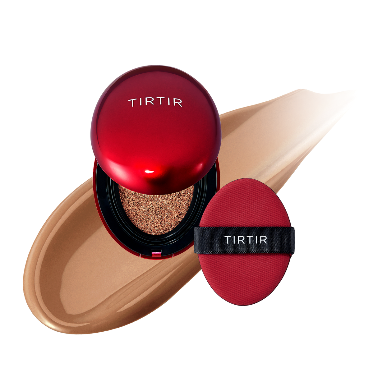 TIRTIR Mask Fit Red Cushion Mini – Base de maquillaje 37C Almond 4,5 g